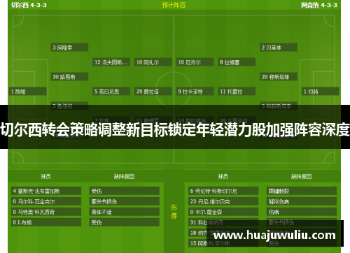 切尔西转会策略调整新目标锁定年轻潜力股加强阵容深度